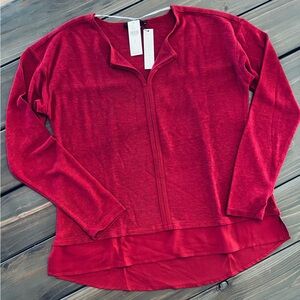 Sanctuary Deep Red Long Sleeve Blouse